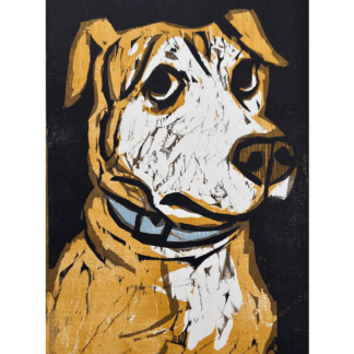 White Faced Dog