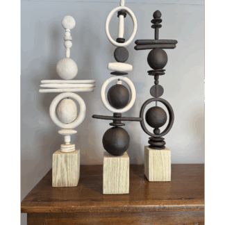 Wooden Base Sculpture