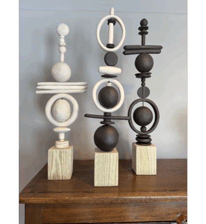 Wooden Base Sculpture