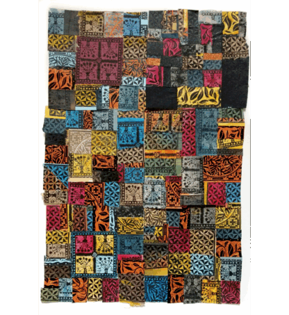 Paper Quilt with Handmade Paper