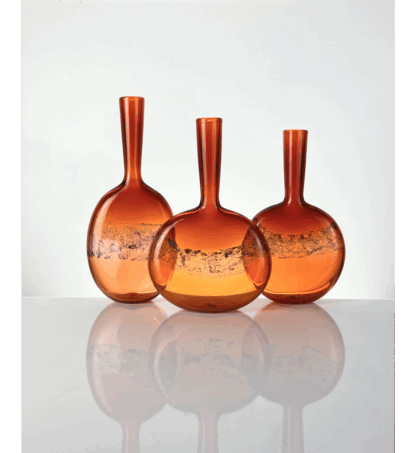 Copper Ribbon Bottles Aurora