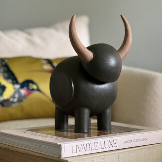 Dark Olive Longhorn Bully