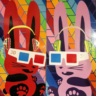 3D DJ Bunnies