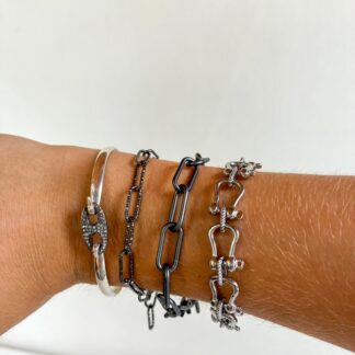 Silver Stacking Bracelets