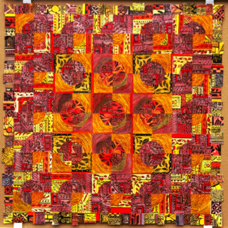 Number 153 paper quilt