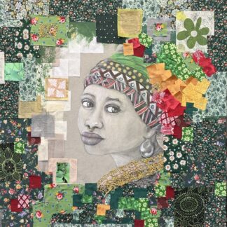 The Girl in Fragmented Green
